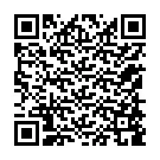 QR-koodi puhelinnumerolle +12158589163