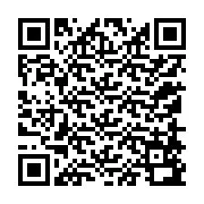 QR-koodi puhelinnumerolle +12158592418