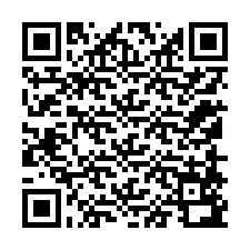 Código QR para número de teléfono +12158592419