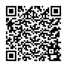 QR-koodi puhelinnumerolle +12158592584