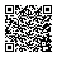 Kode QR untuk nomor Telepon +12158592589