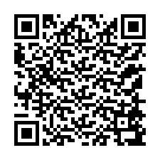 Codice QR per il numero di telefono +12158597830