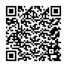 QR-код для номера телефона +12158597837