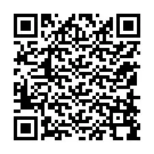 QR-koodi puhelinnumerolle +12158598206