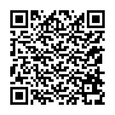 QR код за телефонен номер +12158639742