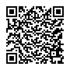 QR код за телефонен номер +12158639974