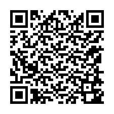 電話番号のQRコード +12158742062
