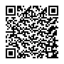 QR-код для номера телефона +12158742065