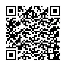 Kode QR untuk nomor Telepon +12158742066