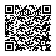 Código QR para número de teléfono +12158746723