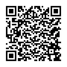 QR-код для номера телефона +12158746725