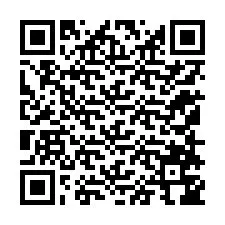 QR код за телефонен номер +12158746732