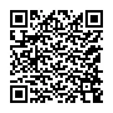 QR-koodi puhelinnumerolle +12158748674