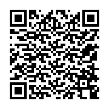 QR-код для номера телефона +12158748683