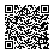 Código QR para número de telefone +12158926287