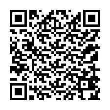 Codice QR per il numero di telefono +12159424180