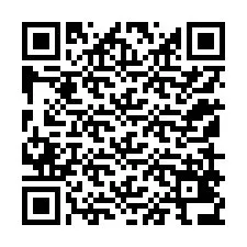 QR-koodi puhelinnumerolle +12159436684