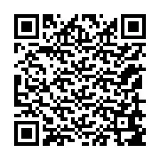 QR-code voor telefoonnummer +12159687155