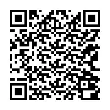 Código QR para número de teléfono +12162000322