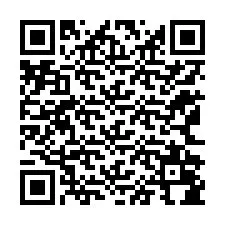 Código QR para número de teléfono +12162084522