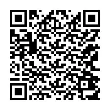 Codice QR per il numero di telefono +12162417376