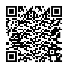 Código QR para número de teléfono +12162744337