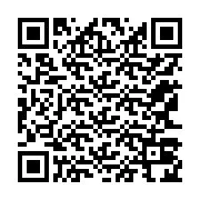 Código QR para número de teléfono +12163024873