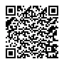 Código QR para número de teléfono +12163421013