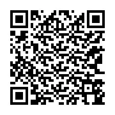 QR код за телефонен номер +12163544432