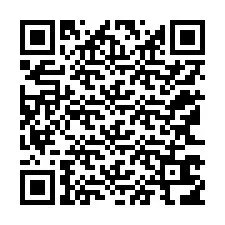 Código QR para número de teléfono +12163616078