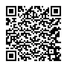 QR-код для номера телефона +12163647663