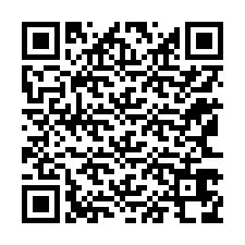 QR-code voor telefoonnummer +12163678862