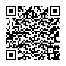 Kode QR untuk nomor Telepon +12163747413