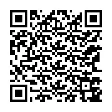 QR код за телефонен номер +12163747414