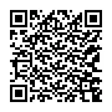 QR Code สำหรับหมายเลขโทรศัพท์ +12163748330