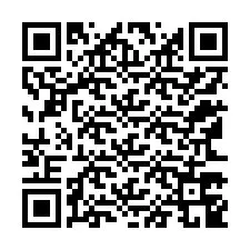 Código QR para número de telefone +12163749858