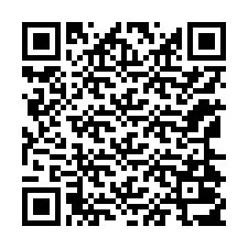 Código QR para número de teléfono +12164017145