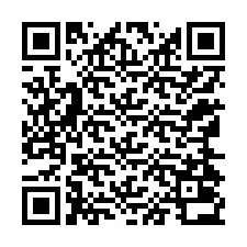 Código QR para número de teléfono +12164032188