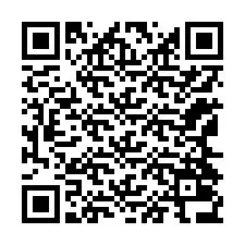 Código QR para número de telefone +12164036665