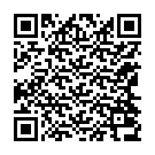 QR-код для номера телефона +12164036666