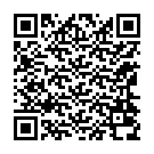 Código QR para número de telefone +12164038556