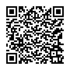 QR Code สำหรับหมายเลขโทรศัพท์ +12164361344