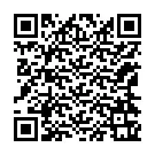 QR-koodi puhelinnumerolle +12164361585