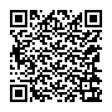 QR код за телефонен номер +12164363854