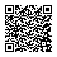 QR код за телефонен номер +12164366778