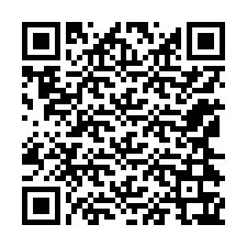 Código QR para número de telefone +12164367077