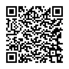 QR код за телефонен номер +12164368426