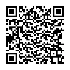 QR-код для номера телефона +12164368692