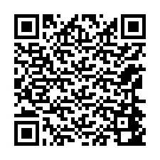 Código QR para número de telefone +12164442157