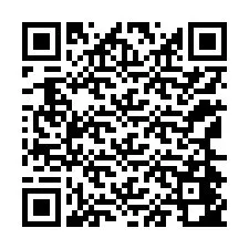 QR код за телефонен номер +12164442160